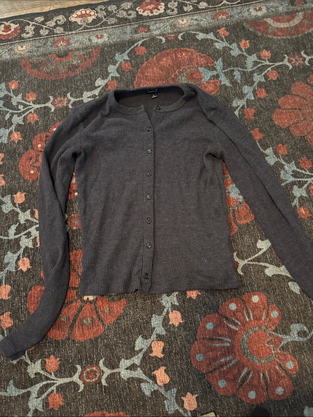 Gap Body Waffle Tight Fit Cardigan
